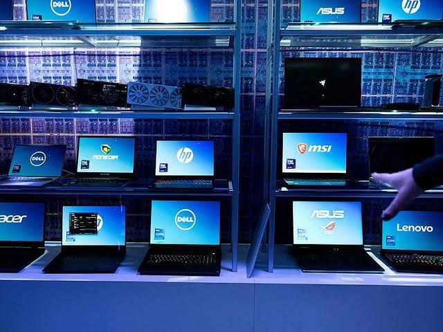 phones and laptops
